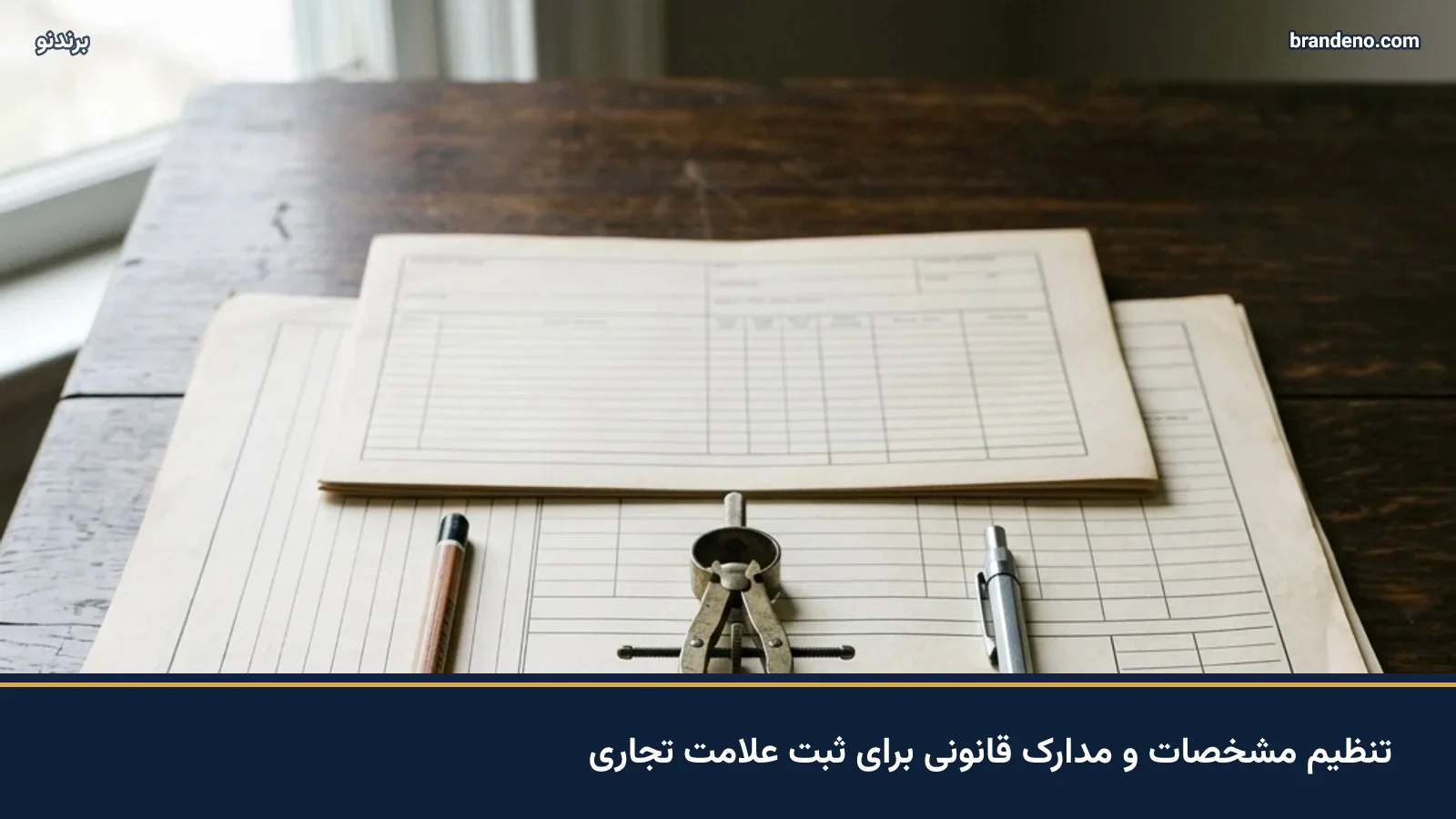 تنظیم مشخصات و مدارک قانونی برای ثبت علامت تجاری