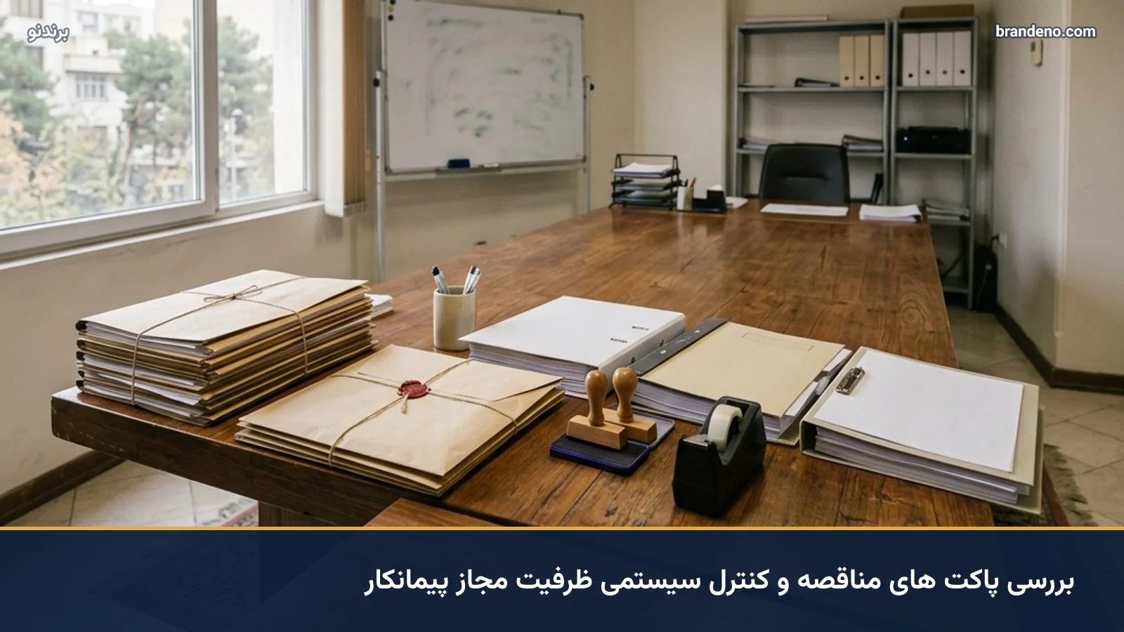 بررسی پاکت های مناقصه و کنترل سیستمی ظرفیت مجاز پیمانکار