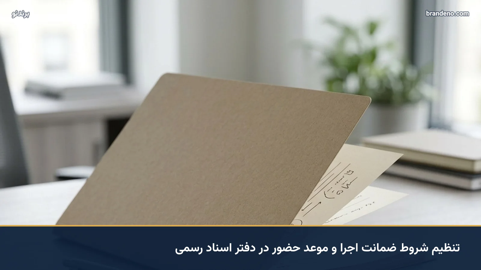 تنظیم شروط ضمانت اجرا و موعد حضور در دفتر اسناد رسمی