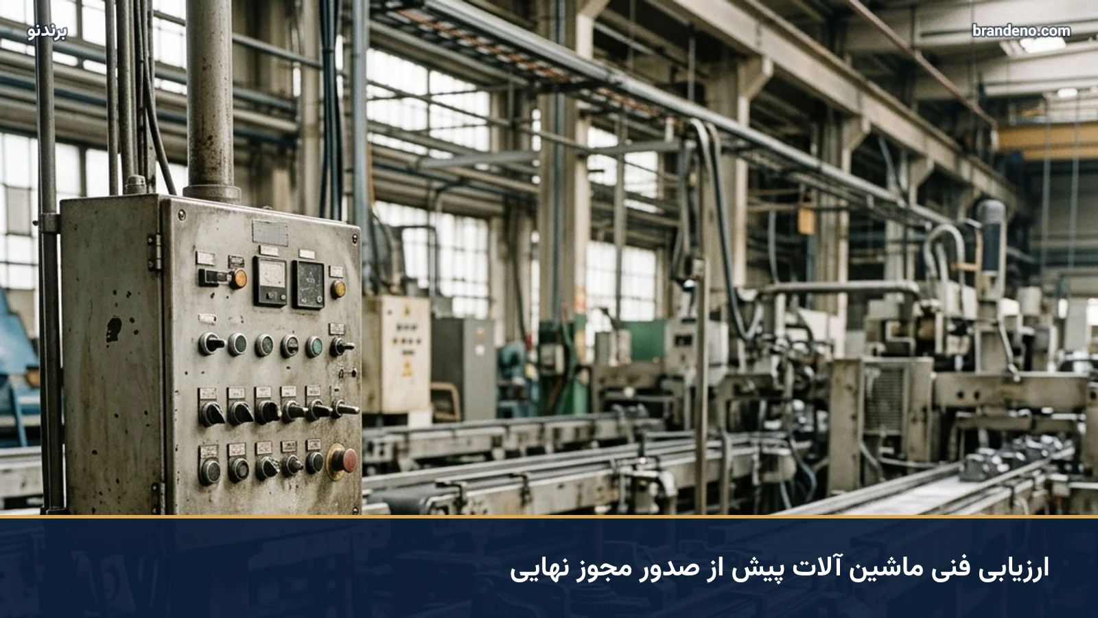 ارزیابی فنی ماشین آلات پیش از صدور مجوز نهایی